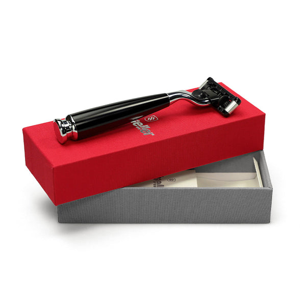 Schieller Senator DarkNight Razor & 4 Blade Set