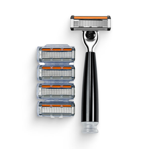 Schieller Senator DarkNight Razor & 4 Blade Set