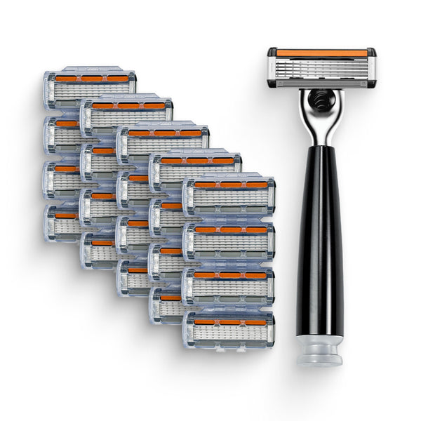 Schieller Senator DarkNight Razor + 20 Excel 5 Blades