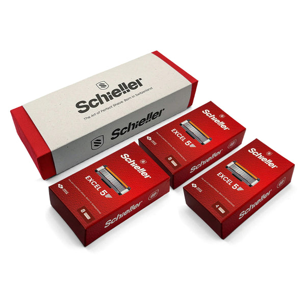 Schieller Senator DarkNight Razor + 20 Excel 5 Blades